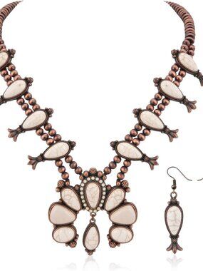 Rustic Couture's Western Jewelry Set for Women Cowgirl Vintage Western Necklace